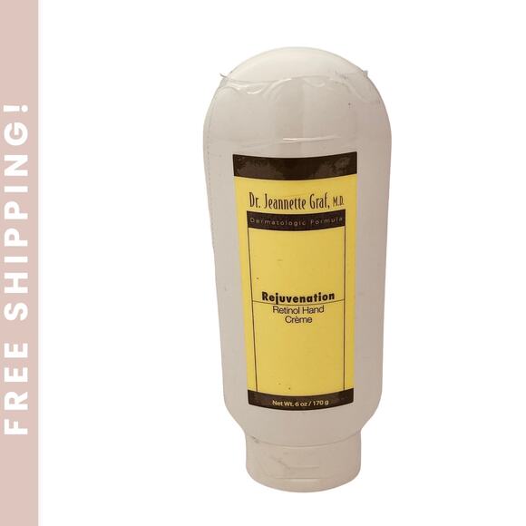 Dr Jeannette Graf Rejuvenation Retinol Hand Cream 6oz NEW w/Free Shipping - Picture 1 of 3